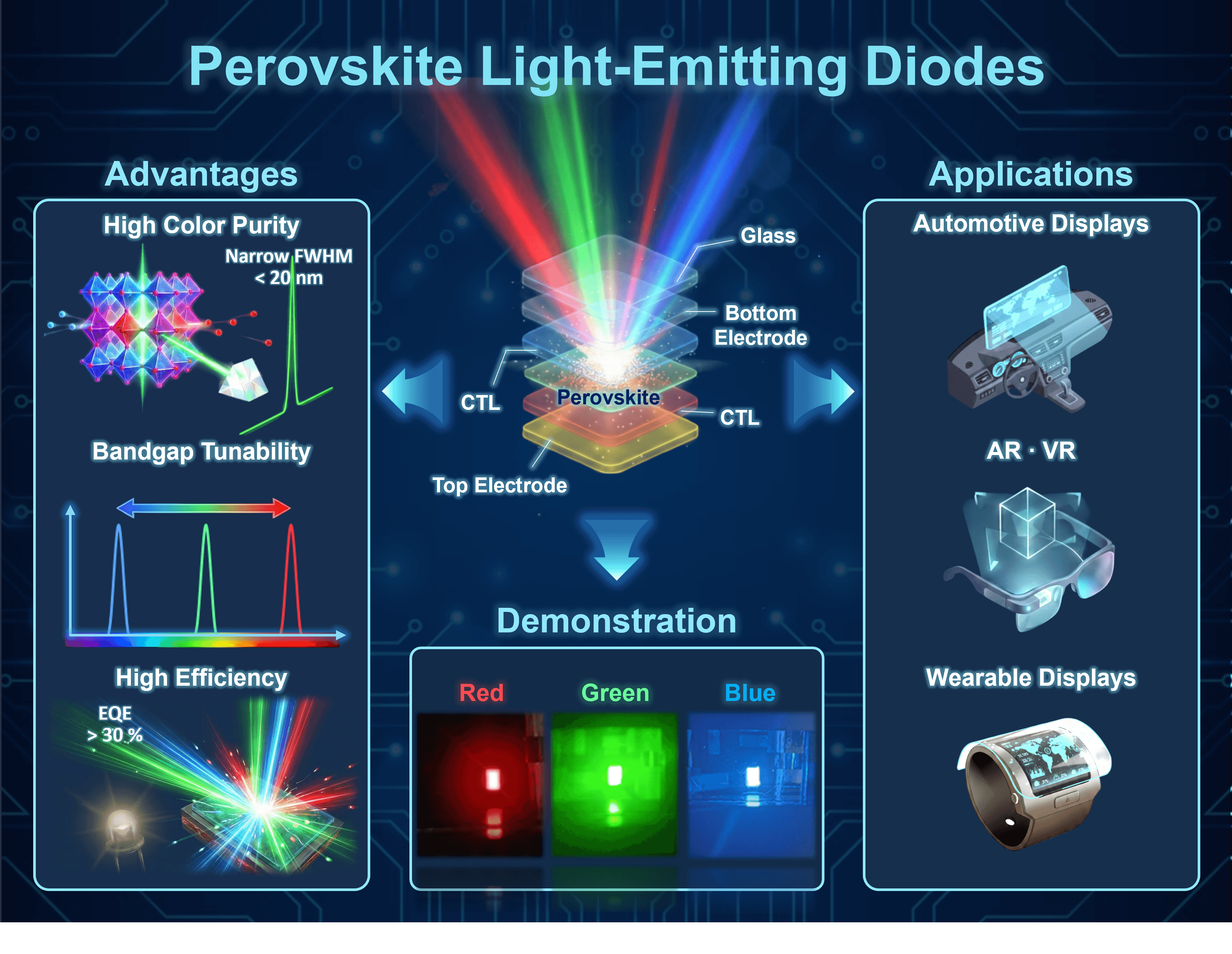 Perovskite LEDs